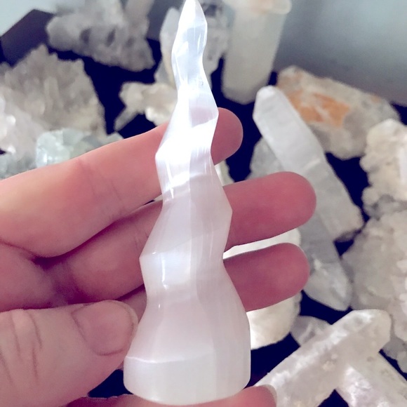 Jewelry - Selenite unicorn horn ✨Reiki charged✨